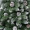 7.5ft. Unlit Snowy Oakley Hills Fir Artificial Christmas Tree with Pinecones